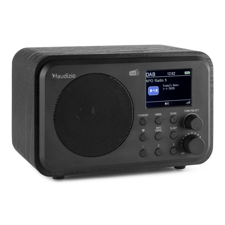 Radio Milan Tuner FM DAB+ odbiornik Bluetooth akumulator Czarna wersja