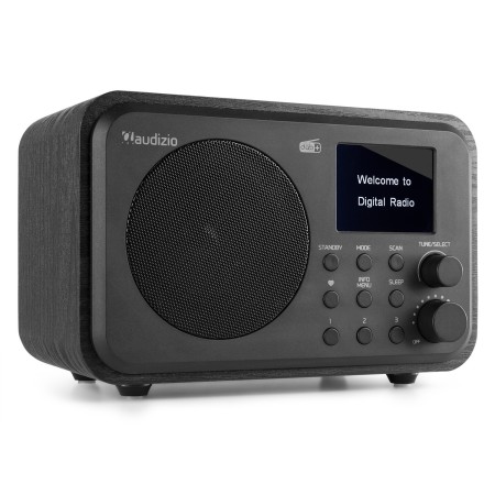 Radio Milan Tuner FM DAB+ odbiornik Bluetooth akumulator Czarna wersja