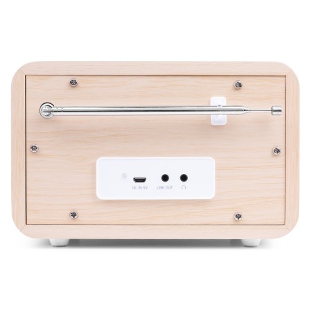 Radio Milan Tuner FM DAB+ odbiornik Bluetooth akumulator biały