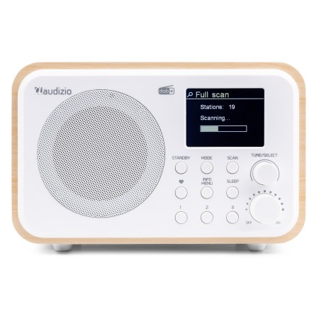 Radio Milan Tuner FM DAB+ odbiornik Bluetooth akumulator biały