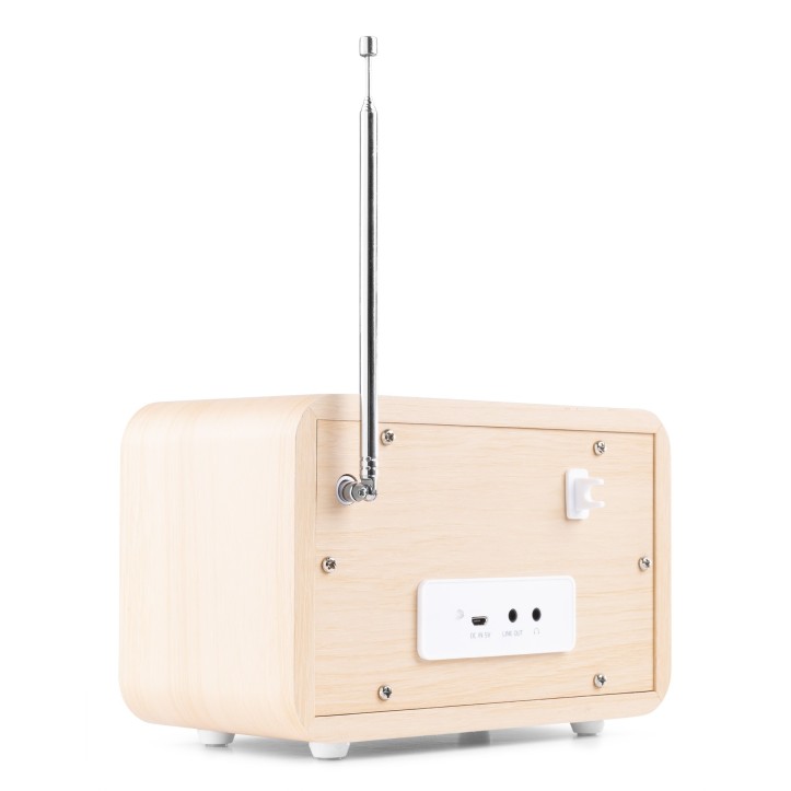 Radio Milan Tuner FM DAB+ odbiornik Bluetooth akumulator biały