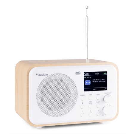 Radio Milan Tuner FM DAB+ odbiornik Bluetooth akumulator biały