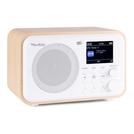 Radio Milan Tuner FM DAB+ odbiornik Bluetooth akumulator biały