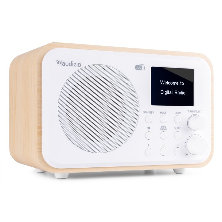 Radio Milan Tuner FM DAB+ odbiornik Bluetooth akumulator biały