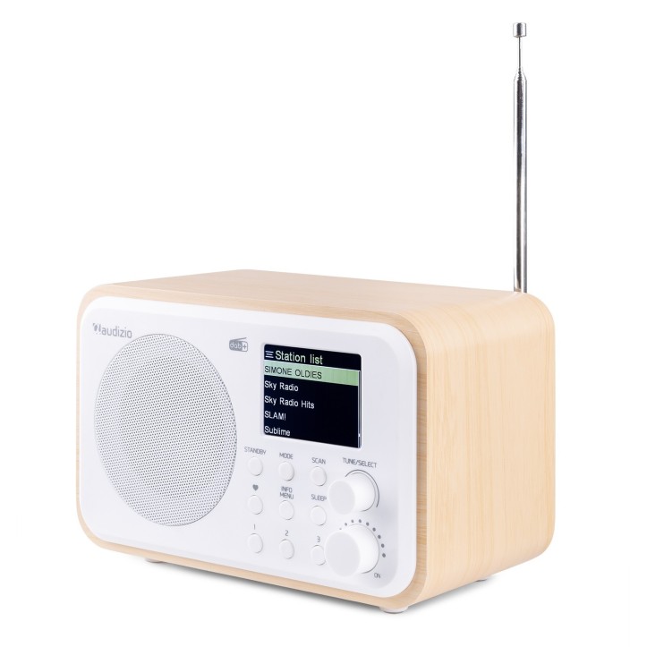 Radio Milan Tuner FM DAB+ odbiornik Bluetooth akumulator biały