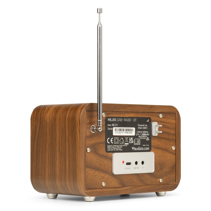 Radio Milan Tuner FM DAB+ odbiornik Bluetooth akumulator