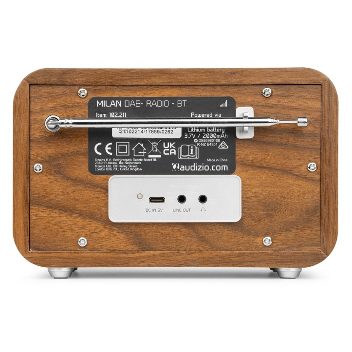 Radio Milan Tuner FM DAB+ odbiornik Bluetooth akumulator