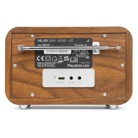 Radio Milan Tuner FM DAB+ odbiornik Bluetooth akumulator