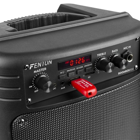 Głośnik Bluetooth AUX USB MP3 Mikrofon Przewodowy BOOMBOX 300