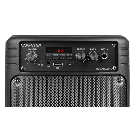 Głośnik Bluetooth AUX USB MP3 Mikrofon Przewodowy BOOMBOX 340