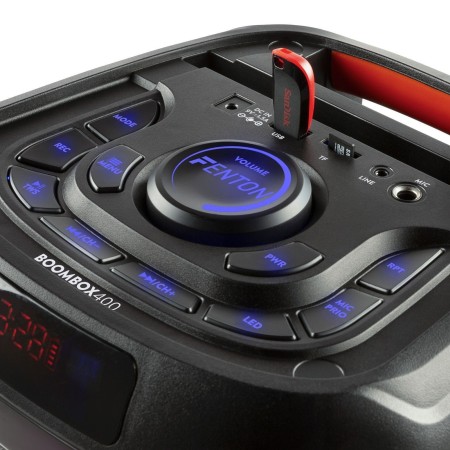 Głośnik Bluetooth AUX USB MP3 Mikrofon Przewodowy BOOMBOX 400
