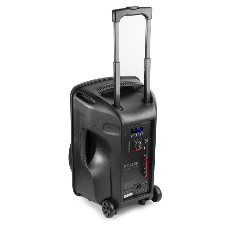 Kolumna Bluetooth FT12 LED z USB z mikrofonem bezprzewodowym i akumulatorem