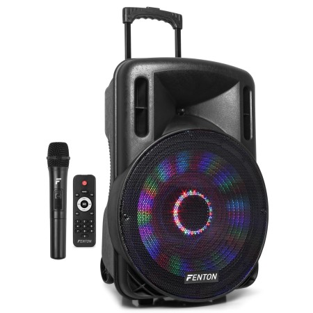 Kolumna Bluetooth FT15 LED z USB z mikrofonem bezprzewodowym i akumulatorem