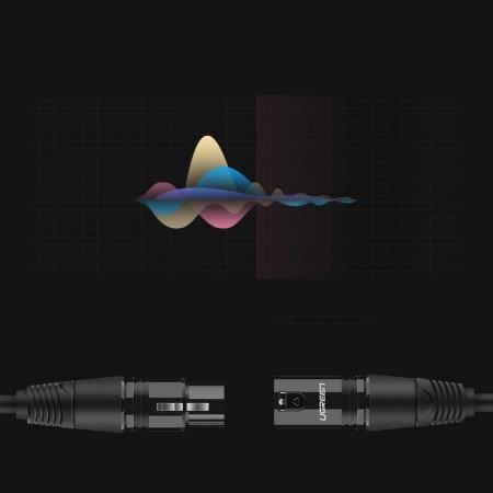 Kabel Ugreen audio XLR (żeński) - XLR (męski)