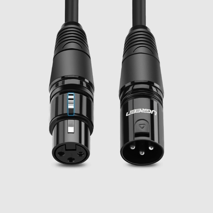 Kabel Ugreen audio XLR (żeński) - XLR (męski)