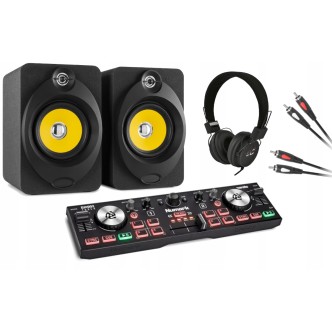 Numark DJ2GO z Monitorami + Słuchawki Zestaw DJ a