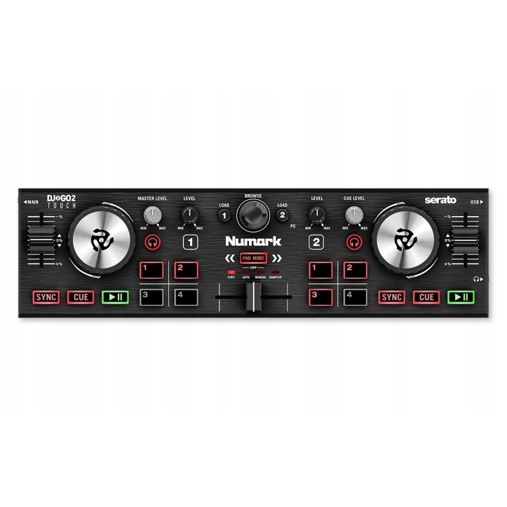 Numark DJ2GO z Monitorami + Słuchawki Zestaw DJ a