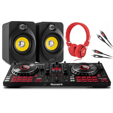 Zestaw DJ ski Numark Platinum FX + Monitory Aktywne XP40 + Słuchawki