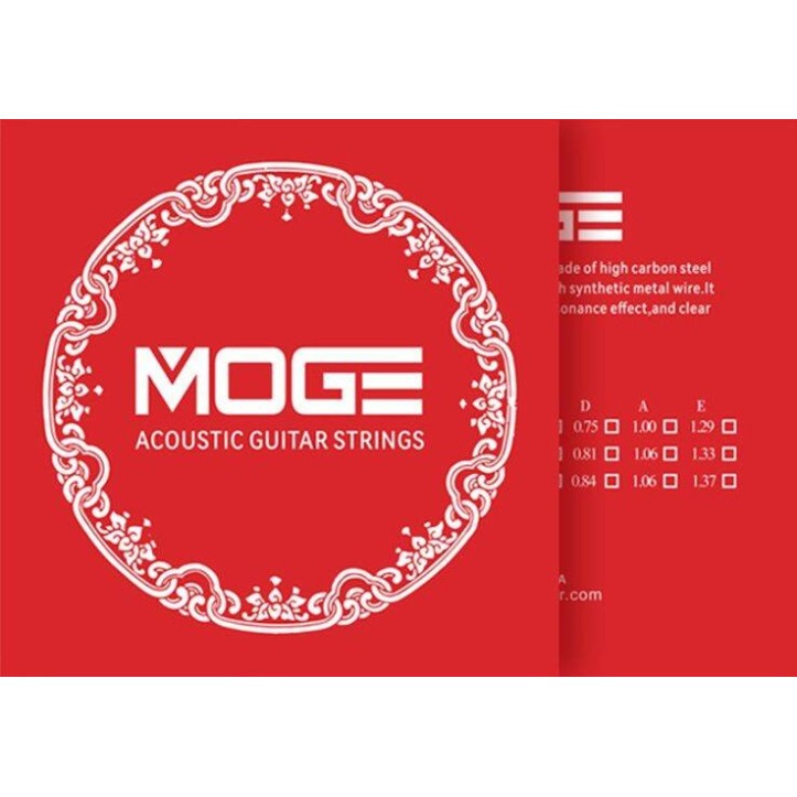 Struna pojedyncza E-1 do gitary akustycznej MOGE GR10-1