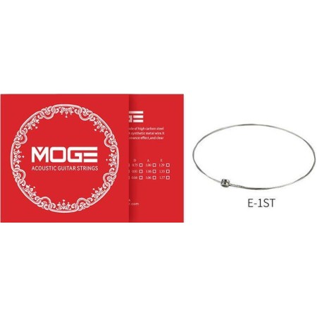 Struna pojedyncza E-1 do gitary akustycznej MOGE GR10-1