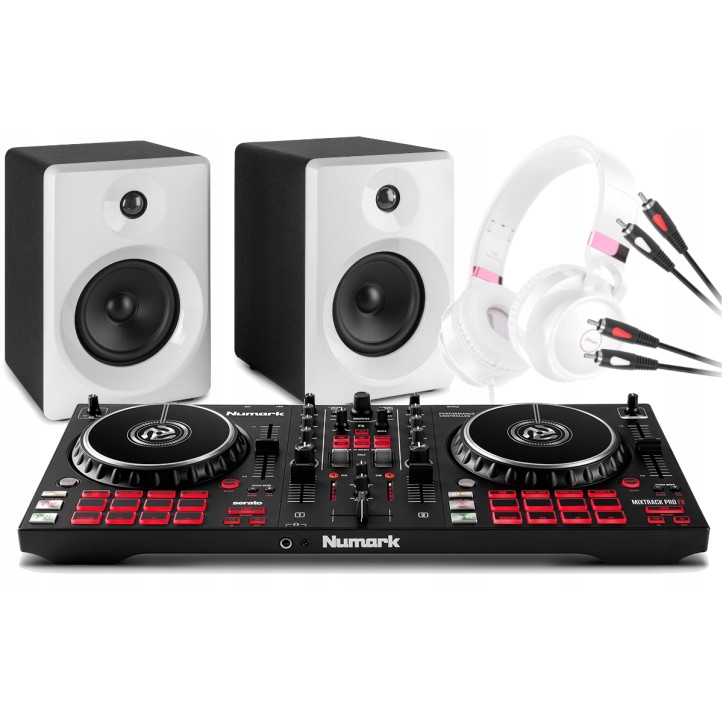 Zestaw dla DJ a Numark MixTrack PRO + Monitory Aktywne + Słuchawki