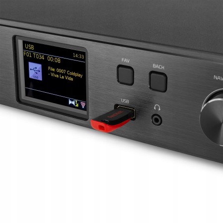 Wzmacniacz z Radiem Internetowym BRESCIA z odtwarzaczem CD DAB+/FM WI FI