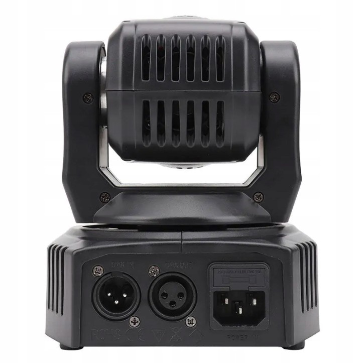 Zestaw 2x Głowica Ruchoma LED + LASER + kabel DMX