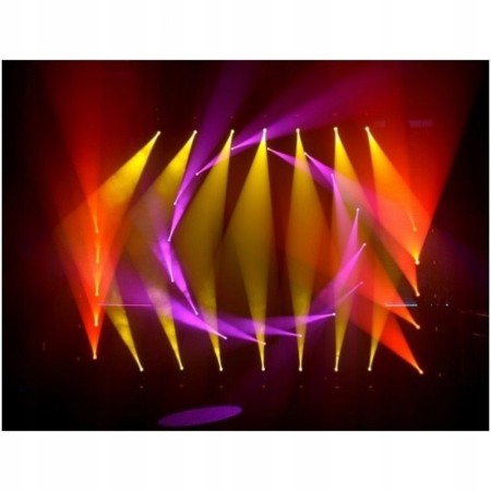 Zestaw Sceniczny 2 szt Głowa Ruchoma LED MINI SPOT 60 + kabel DMX