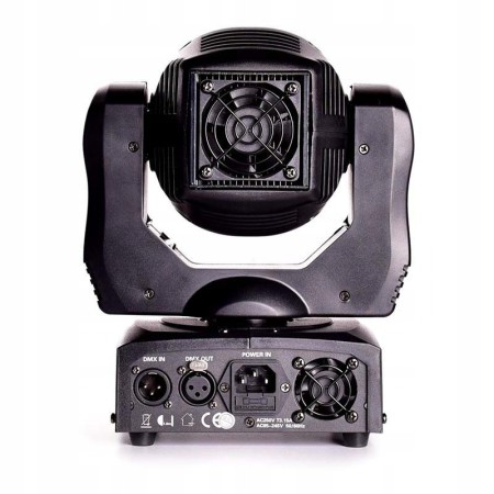 Zestaw Sceniczny 2 szt Głowa Ruchoma LED MINI SPOT 60 + kabel DMX