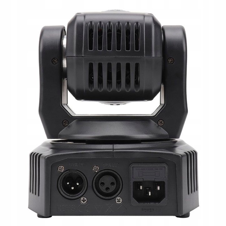 Zestaw 2x Głowica Ruchoma LED + kabel DMX