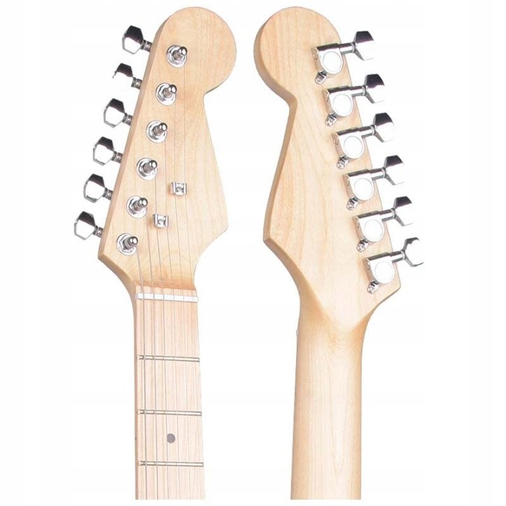 Zestaw Gitara Elektryczna z Piecykiem Gitarowym Pokrowiec + kabel + stojak