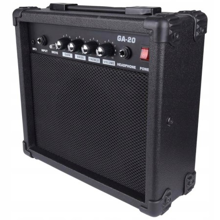 Zestaw Gitara Elektryczna z Piecykiem Gitarowym Pokrowiec + kabel + stojak