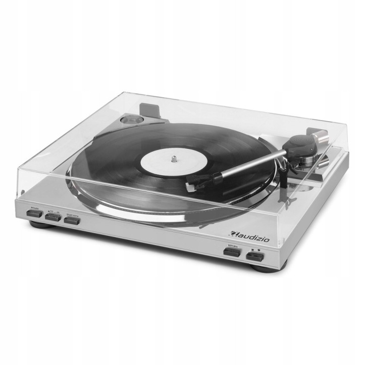 Gramofon Audizio RP310 z USB srebrny Odtwarzacz Vinyli