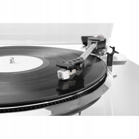 Gramofon Audizio RP310 z USB srebrny Odtwarzacz Vinyli