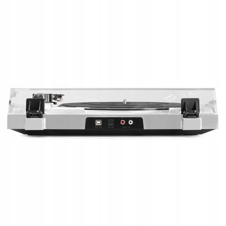 Gramofon Audizio RP310 z USB srebrny Odtwarzacz Vinyli