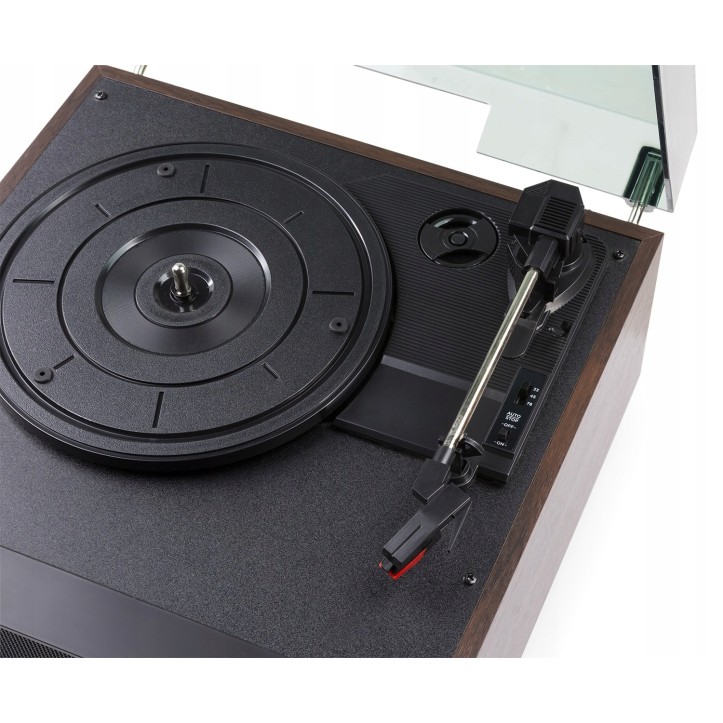System Audio Gramofon z Odtwarzaczem CD USB AUX Bluetooth