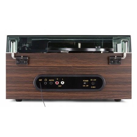 System Audio Gramofon z Odtwarzaczem CD USB AUX Bluetooth