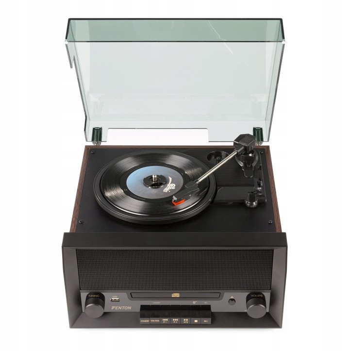 System Audio Gramofon z Odtwarzaczem CD USB AUX Bluetooth
