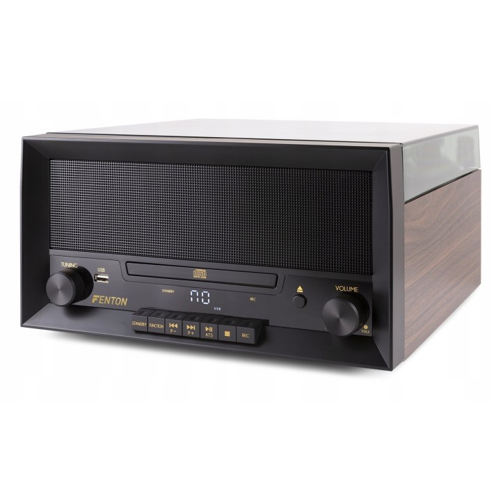 System Audio Gramofon z Odtwarzaczem CD USB AUX Bluetooth