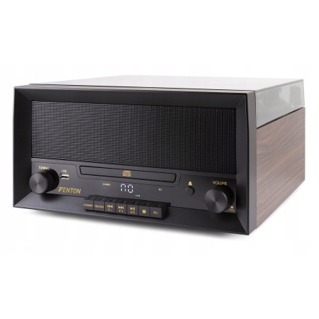 System Audio Gramofon z Odtwarzaczem CD USB AUX Bluetooth