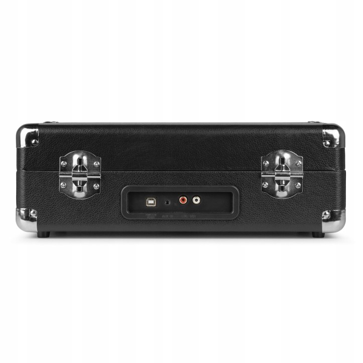 Gramofon Audizio RP114 w Walizce Głośniki AUX in Czarny Gramofon w Walizce