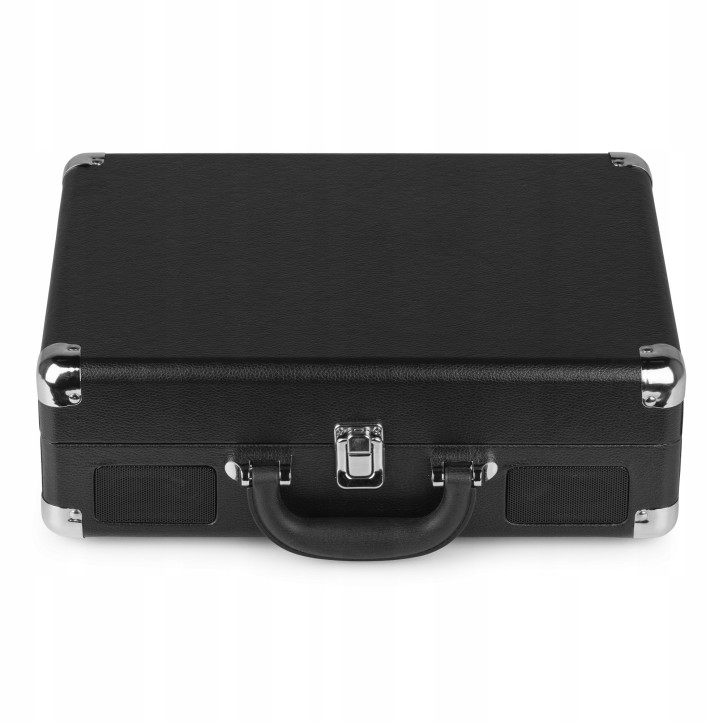 Gramofon Audizio RP114 w Walizce Głośniki AUX in Czarny Gramofon w Walizce
