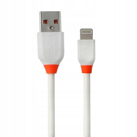Ładowarka VIDVIE PLE215 1.2A 1xUSB + kabel iPhone