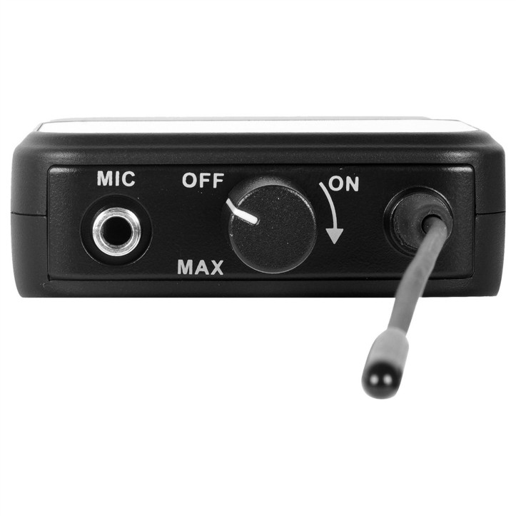 Zestaw Mikrofonów bezprzewodowych Shudder SDR2804 8 mikrofonów z mikroportami bodypack nagłowny + klip krawatowy 128 kanałów