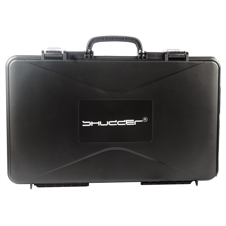 Zestaw Mikrofonów bezprzewodowych Shudder SDR2804 8 mikrofonów z mikroportami bodypack nagłowny + klip krawatowy 128 kanałów