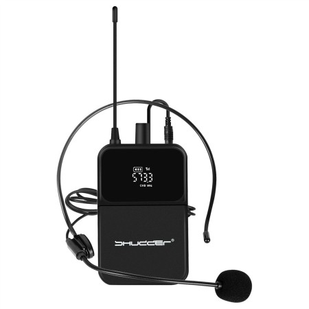 Zestaw Mikrofonów bezprzewodowych Shudder SDR2804 8 mikrofonów z mikroportami bodypack nagłowny + klip krawatowy 128 kanałów