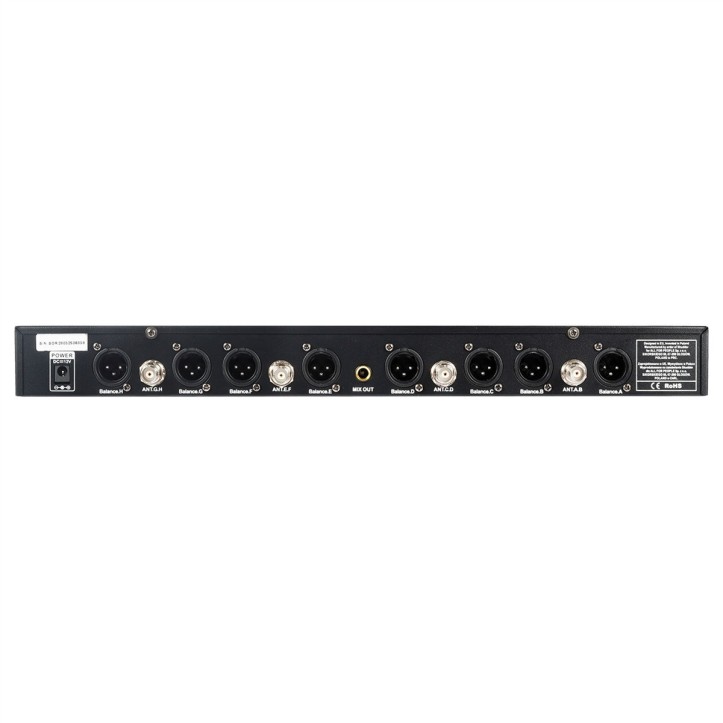Zestaw Mikrofonów bezprzewodowych Shudder SDR2802 8 mikrofonów doręcznych 128 kanałów