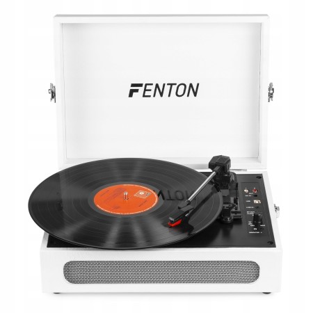 Gramofon Fenton RP118F z wbudowanymi głośnikami w Walizce Bluetooth AUX in