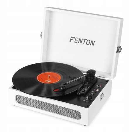 Gramofon Fenton RP118F z wbudowanymi głośnikami w Walizce Bluetooth AUX in