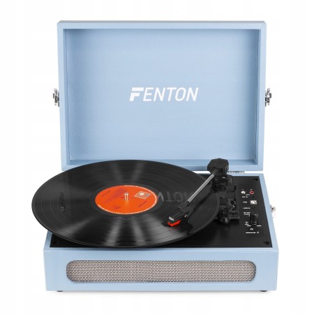 Gramofon Fenton RP118E z wbudowanymi głośnikami w Walizce Bluetooth AUX in